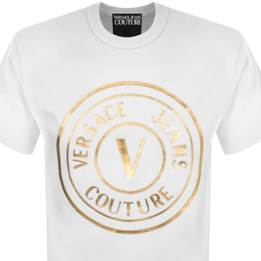 Versace white t shirt on sale